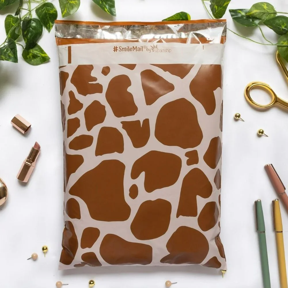 🦒12 Pcs- Giraffe Designer Poly Mailers 10